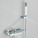 Black Waterfall Bathtub Shower Faucets Wall Mount Shower Mixer Tap Faucets Hot Cold Bath Shower Tap BaRobinet Baignoire