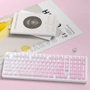 Side Printed RGB Backlit Keycaps Sakura Pink Double Shot PBT Keycaps Cherry Profile for Cherry MX Switches Mechanical Keyboard