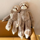Sloth Stuffed Animals Brown Sloth Doll Kawaii Plush For Toddler Soft Cute Fluffy Plush Toys For Valentine's Day, Easter Gifts Em