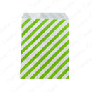 50 pcs 5x7 inch Paper Bag Four Leaf Clover Polka Dot Wavy Kraft Paper Bag Mixed Cookies Candy Gift Wrapping Bag For Christmas