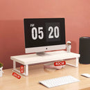 30/40/50cm Monitor Raised Shelf Office Laptop Bracket Desktop Computer  Stand Desktop Rack Home Storage Holders Organizer