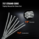 SucceBuy T316 Stainless Steel 7x7 Cable Railing (500FT)