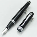 JINHAO X750 钢笔 圆形笔身 英文雕刻 抄写 书法 蘸水 金豪750 铜板体
