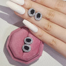 2026 Pink Silver Color Zircon Stud Earrings For Women Earing Girl Party Gift 1 dollar items Gothic freeshipping y2k Jewelry Z7