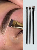 The Precision Trio | Professional Mink Hair Makeup Brush Set