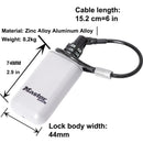 Mini Key Safe Box Outdoor Backpack Hanging Metal Hidden Password Lock Zinc alloy Fixed Code Lock Portable Key Storage Box