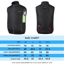 2024 Cooling Vest Ice Fan Vest Heat Resistant Sleeveless Workwear Breathable Wearable Cooling Fan Vest for Hot Weather Work