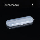8Styles Plastic Storage Box Small Square Clear Black Box For Jewelry Diamond Embroidery Craft Bead Pill Home Storage Supply