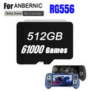 ANBERNIC RG556 掌上游戏机存储卡 SD卡 TF卡 61000个游戏 128G 512G 256G PSP PS2 Micro Sd PSP游戏