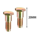 4Pcs Seat Belt Bolts Spare Parts Replaces Durable Easy Installation Metal Mounting Attachment Bolts for Chevrolet 1964-1981