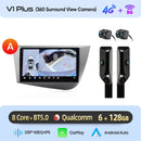 Junsun安卓无线CarPlay车载收音机，适用于西亚特Leon MK2 2005-2012，车载智能系统DSP SWC RDS GPS FM BT