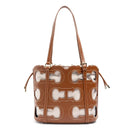 CH Bucket Bag Hollow Out Monogram Print Shoulder Bag Drawstring Crossbody Handbag For Women Office Work Daily Travel Shopping