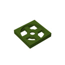 Gobricks GDS-949 Turntable 2 x 2 Plate, Base compatible with 3680  DIY Educational Building Blocks Technical