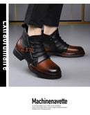 The Iron Archive | Men's Retro Zipper Ankle Boots