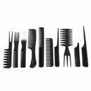 12/18PCS Professional Hair Brush Comb for Salon Barber Hairdressing Styling Tools - New Hairbrush Hair Care with Free Gift