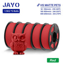 The Molten Spool | High-Speed Matte PETG Filament 1.75mm, 5-Roll Set