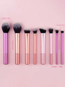 3pcs Makeup Brush Set, Including Angled Eyeliner Brush, Eyebrow Brush, And Ultra-Fine Eyeshadow Brush, Makeup Brush Set, Makeup Brush Kit, Makeup Brush Set, Full Makeup Brushes, Makeup Brush Set, Complete Makeup Tools, Makeup