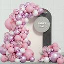 60/136pcs Pink Balloon Arch Party Set Confetti Ballon Butterfly Birthday Decorations Balloon Wedding Supplies Baby Shower Globos