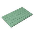 高砖 10个 MOC 板 6 x 10 兼容 3033 拼装颗粒积木零件 DIY积木块科技零件玩具