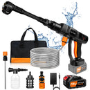 DayPlus Cordless Pressure Washer Portable Power Cars Washer Cleaner 3.0Ah Battery Powered High Pressure  for Garden Floor,150BAR