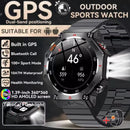 Military Smart Watch T-Rex 3 Bulit-in GPS Compass Altimeter Barometric 10ATM IP69K Waterproof AMOLED Bluetooth Call Smart watch