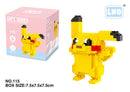 Pokemon Small Blocks Nanoblock Charizard Kyogre Groudon Rayquaza Model Education Graphics Toys for Kids Birthday Gift Toys