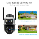 Icsee Black Wifi Surveillance Camera Security Camera Monitor 4K Ultra Hd Security Camera Wifi Waterproof