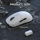 Attack Shark R6 Lightweight Wireless Gaming Mouse, PAW 3950Max Sensor Computer Mouse with Nordic 52480, 8KHz Polling