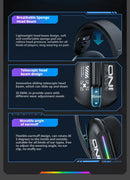 Wireless Gaming Headset: 2.4G/Wired/Bluetooth 3 Modes, Bendable HD Mic, Soft Ear Pads, Immersive Sound for PC/PS4/PS5 – Black