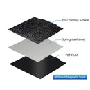 For Ender 3 Build Plate Heat Bed Ender 3 V2 /Neo Ender 5 /Pro H1H PEY PEO PET PEI Sheet 235x235 Magnetic Spring Steel Sheet