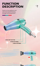 VGRV-452 professional hair care hair dryer 2000-2400W super strong wind power dormitory home negative ion hair care styling wind