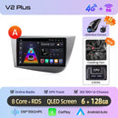Junsun安卓无线CarPlay车载收音机，适用于西亚特Leon MK2 2005-2012，车载智能系统DSP SWC RDS GPS FM BT
