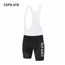CSPD ATK men's cycling sportswear set summer lightweight cycling jersey sponge cushion cycling bib MTB cycling suit