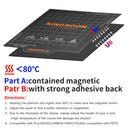 KINGROON 2pcs 180x180/235x235/310x310mm 3D Printer Bed Flexible Magnetic Heatbed Base For Ender 3 CR10 KP3S KP5L Platform