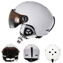 LOCLE Upgrade Ski Helmet With Goggles Integrated PC+EPS CE Certification Skiing Helmet Women Men Ski Snowboard Snow Helmet