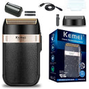 Original Kemei Powerful Rechargeable Beard Electric Shaver For Men Bald Head Shaving Machine Washable Electric Razor Wet Dry
