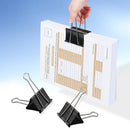 Metal Binder Clips Assorted Sizes File Classification Tail Clip Stable Paper Clip for Business Office School Family Supplies