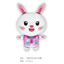 Easter Theme Disposable Tableware Cute Cartoon Rabbit Pattern Paper Plates Cups Napkins Kids Easter Party Decoration Supplies