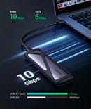 UGREEN M2 SSD Case NVME SATA Dual Protocol M.2 to USB Type C 3.1 SSD Adapter for NVME PCIE NGFF SATA SSD Disk Box M.2 SSD Case
