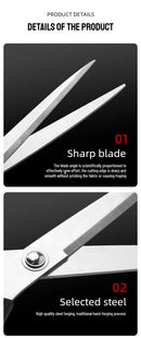 10 Inch Stainless Steel Tailor Shears for Fabric Leather Cutting Professional Sewing Craft DIY Apparel Making Tool Accessory