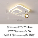 Modern LED Ceiling Lights For Indoor Home Entrance Offline Store White Black Celling Lighting Lamp Lamparas Plafondlamp