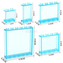 MARUMINE MOC Build Block Part Window Glass House Transparent Wall Panel 87552 87544 60581 87543 59349 Creative Brick Accessories