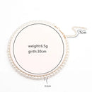 Elegant Big White Imitation Pearl Beads Choker Clavicle Chain Necklace for Women Wedding  Vintage Pearl Jewelry Collar 2023 New