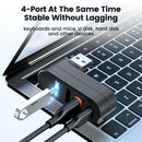 USB Hub 3.0 Adapter Rotate High Speed U Disk Reader USB Splitter 3 Ports USB 2.0 for Xiaomi Macbook Pro Laptop PC Accessories