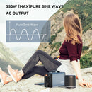 Flashfish 电源站 300W 便携式交流电源插座 222Wh 太阳能发电机 户外露营房车家用备用电源