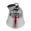 Eagle Biker Cross Jesus Bell Pendant Stainless Steel Norse Viking Warrior Spartacus Helmet Rose Lady Rider Saint Mary Jewelry