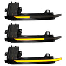 适用于奥迪 A4 A5 B8.5 RS5 B8 A3 8P RS3 动态转向灯 LED 闪烁器 RS4 Sline S5 顺序侧视镜灯 2011-2016