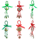 1Pc Wooden Cross Pendant Easter Gift Catholic Wooden Virgin Mary / Saint Jude Protection Blessing Charm Car Hanging Charm for Me