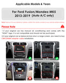 9.7"Carplay Android Auto Car radio for Ford Fusion Mondeo mk5 2013-2019 multimedia car intelligent systems GPS navi Screen Audio