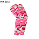 2PC Anti-sunburn Arm Sleeves Exposed Thumb Warmers Sports Sleeve Sunscreen Hand Cover Cooling Warmer for Running Fishing Cycling